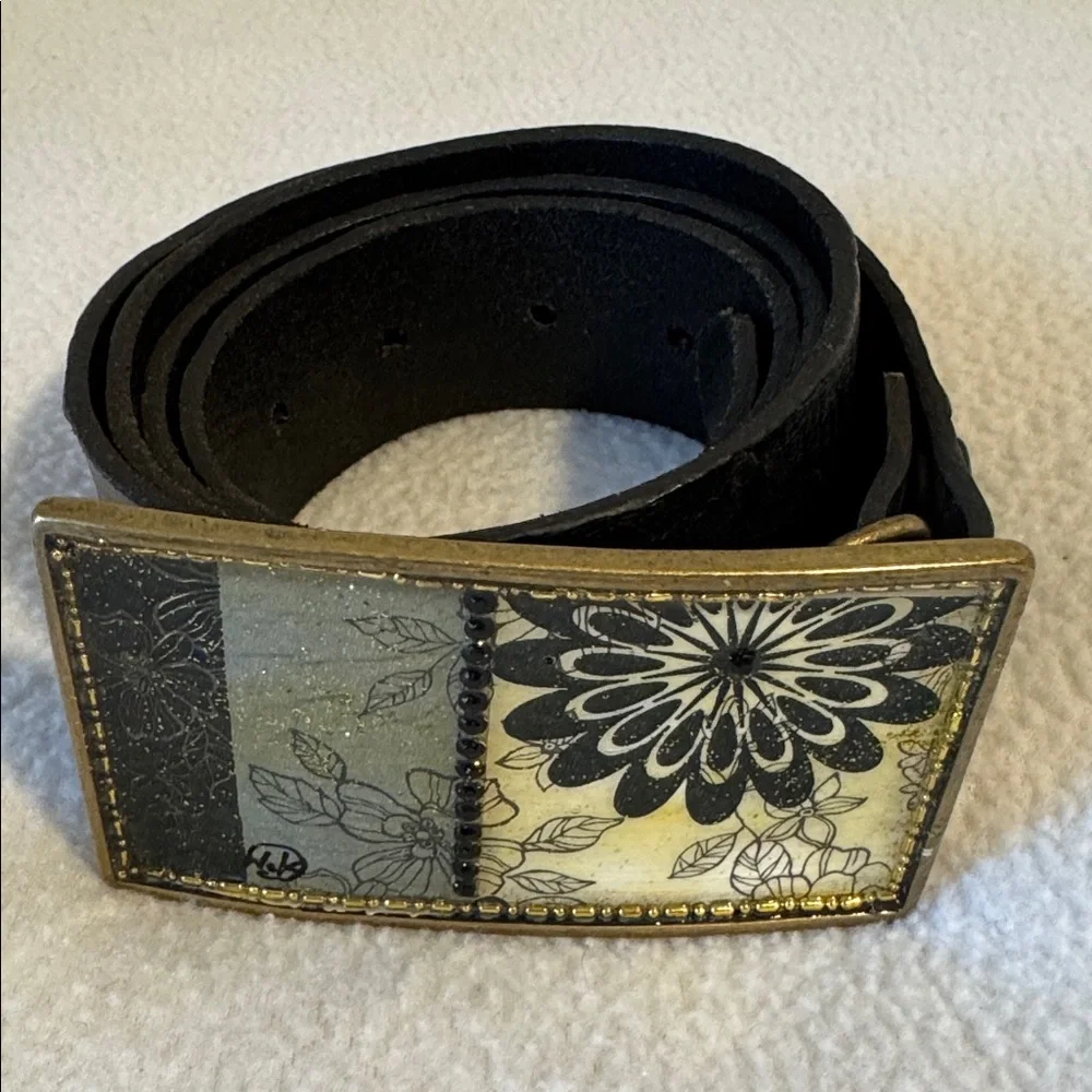 Badichi Artisan Belt Buckle and Leather Belt
